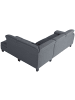 58 aufm Kessel ECKSOFA mit Ottomane rechts Kaylil Flachgewebe denim
