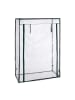 relaxdays 3 x Tomatengewächshaus in Transparent - (B)100 x (H)150 x (T)50 cm