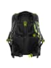 Coocazoo Schulrucksack-Set MATE Lime Flash in schwarz/grün 2-teilig