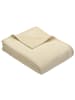 Erwin Müller Jacquard, Baumwollmischung Wohndecke Rimini in beige