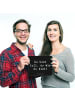 Mr. & Mrs. Panda Mauspad Spruch Schulanfang Einzigartig mit Spruch in Schwarz