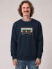 wat? Apparel Sweatshirt Retro Kassette in Dunkelblau