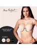 MISS PERFECT BH-Einlage aus Schaumstoff in Set Push-up Mini Schaum Haut - Schwarz - Champagner