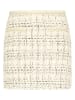 faina Damen Tweed-Rock in Champagner
