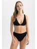 DeFacto Bikini-Hose REGULAR FIT in Schwarz