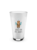 Mr. & Mrs. Panda Latte Macchiato Glas Bär Zahnfee mit Spruch in Transparent