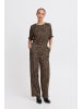 b.young Stoffhose BYULEO PANTS 20816893 stylische Stoffhose mit Animalprint in Schwarz