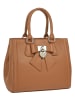 Cluty Handtasche Solcuore echt Leder in cognac