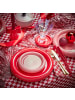 Butlers Butlers Dinnerteller GROOVE 2er-Set in Rosa