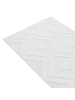Beliani Kurzflor KEVIREL in Weiß - (W) 80 x (L) 300 cm