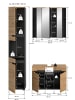 ebuy24 Badmöbelset Canu Eiche 133 x 34 cm