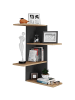 ebuy24 Regal Balos Ablagen Schwarz 45 x 45 cm