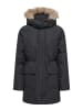 JDY Langer Parka in Black