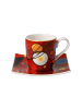 Goebel Espressotasse " Wassily Kandinsky - Schweres Rot " in Schweres Rot