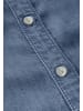 Street One Halbarmbluse in medium blue soft washed