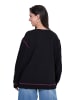 Ulla Popken Sweatshirt in schwarz