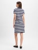 Marie Lund Kleid in marine weiß - 0009