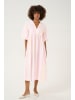CULTURE Kleid CUbeha Loose fit in Pink/Yellow/Lavender Stripe