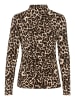Cream Langarm-Shirt CRLeoa Feminine in Big Animal Spots