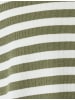 KOTON T-shirt in Grün Gestreift