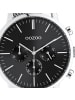 Oozoo Analog-Armbanduhr Oozoo Timepieces silber groß (ca. 45mm)