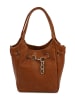 Harpa Schultertasche Regina in cognac