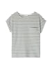 Marc O'Polo Gestreiftes T-Shirt regular in Medium Green