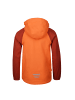 Trollkids Softshell Jacke Zip Off "Rondane" in Hellorange/Rotbraun