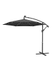 SONGMICS Sonnenschirm Sheld in Grau - (D)300 x (H)260 cm