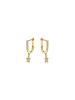 Luxenter Ohrringe Sasai mit 18 Karat Goldfinish – SASAI