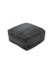 Kayoom Sitzkissen Phoenix Pouf 45cm x 45cm x 46cm in grau - multi