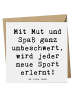 Mr. & Mrs. Panda Einladungskarte Spruch Neue Sportart versuchen ... in Weiß