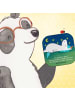 Mr. & Mrs. Panda Bierdeckel Einhorn Sternenhimmel Design mit Spruch in Weiß