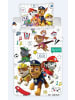 Paw Patrol Grid Kinder-Bettwäsche-Set 100×140cm, 40×45cm
