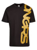 DNGRS Dangerous T-Shirts in black/golden