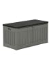 GMD Living Outdoor Kissenbox "PRIMO BLACK" 270l wasserdicht in Farbe Grau - Schwarz