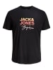 JACK & JONES PLUS T-shirt in Black
