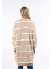 usha FESTIVAL Damen Strick Long Cardigan in Beige Mehrfarbig