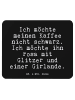 Mr. & Mrs. Panda Maus-Pad Ich möchte meinen Kaffee... mit Spruch in Schwarz