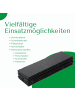 Novaliv 6x Schieferplatten I rechteckig I 40x15x0,5 cm I Sushi Servierplatten in schwarz