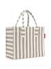 Reisenthel Daily Shopper - Shopper 42 cm (leo vanilla) in summerstripes coffee