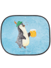 Mr. & Mrs. Panda Sonnenschutz Auto Pinguin Bier ohne Spruch in Eisblau