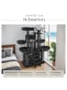 tectake Katzenbaum Gismo 195 cm Diverse Farben  (Schwarz)