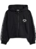 Sometime Soon Reißverschluss Kapuzenpullover Stsevie Mädchen in BLACK