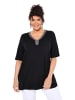 Ulla Popken Shirt in schwarz