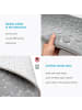 Intirilife Duschvorleger Badmatte in GRAU