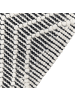 Beliani Kurzflor TOPRAKKALE in Grau/Weiß - (W) 160 x (L) 230 cm