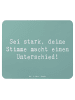 Mr. & Mrs. Panda Mauspad Spruch Deine Stimme zählt mit Spruch in Meeresbrise