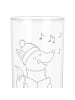 Mr. & Mrs. Panda Lieblingsglas Fuchs Sänger ohne Spruch in Transparent