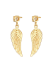Nenalina Ohrringe 925 Sterling Silber Flügel in Gold